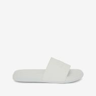 Alexander Mcqueen Pool Slides Men Rubber with Embedded Logo White