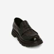 Alexander Mcqueen Wander Loafers Women Shiny Calfskin Black