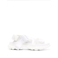 Alexander Mcqueen Tread Sandals Women Rubber with Fabric Strap White